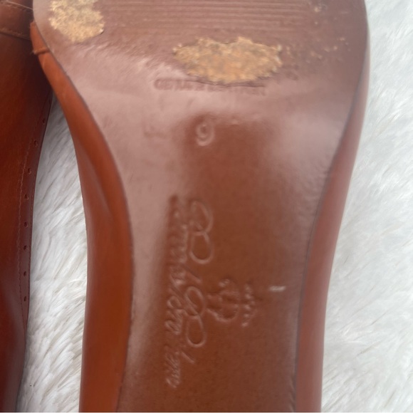 Brooks Brothers Kitten Heels Women’s size 9 Brown with Tassels - Picture 6 of 11